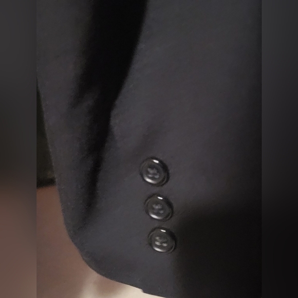 LC Lauren Conrad Women’s Black Open Front Blazer Size 8 - Picture 4 of 6